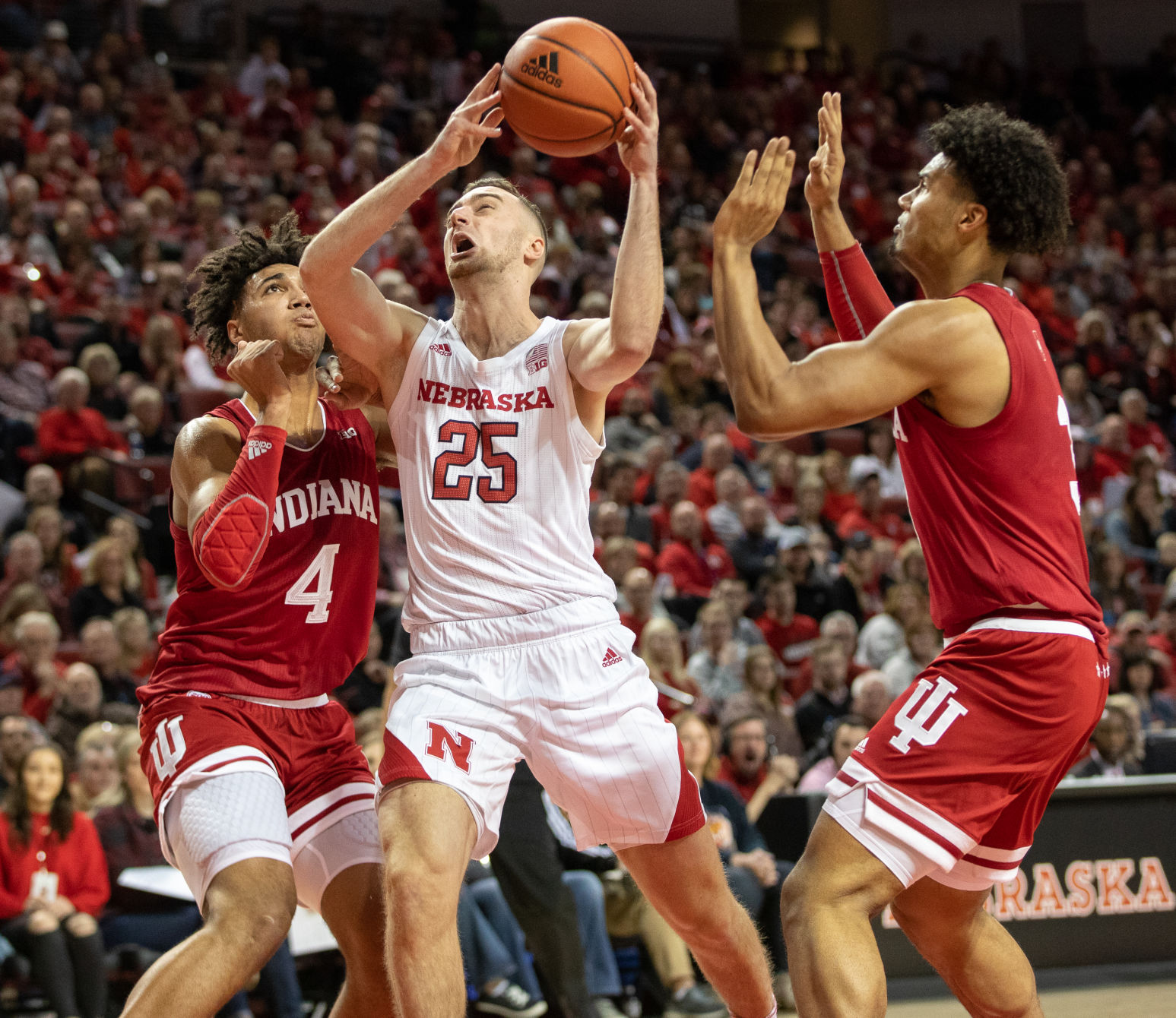 Nebraska Basketball vs. Indiana Photo No. 2
